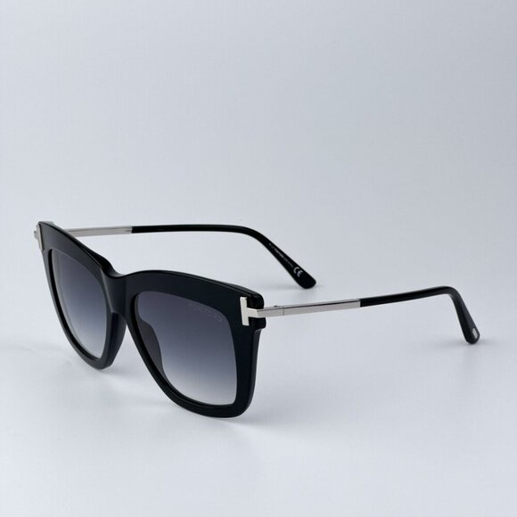 Tom Ford Women Black Smoke Butterfly BRAND NEW Sunglasses DASHA FT0822/S 01B main image 12